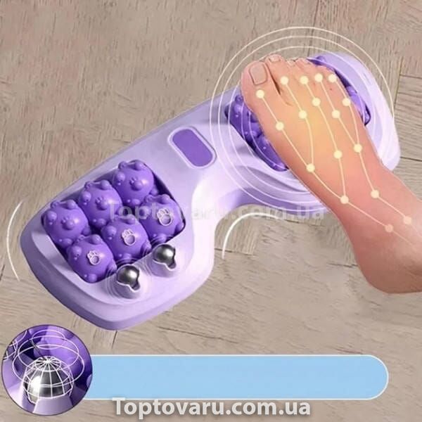 Массажер роликовый для ступней Foot massager XL-868 Фиолетовый 19213 фото