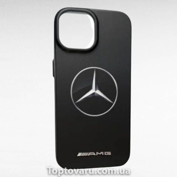 Чехол Brand's Car soft-touch + metal logo iPhone 12 Mercedes-Benz 10254 фото