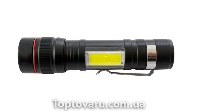 Светодиодный фонарик Torch 520-T6 Черный 4348 фото