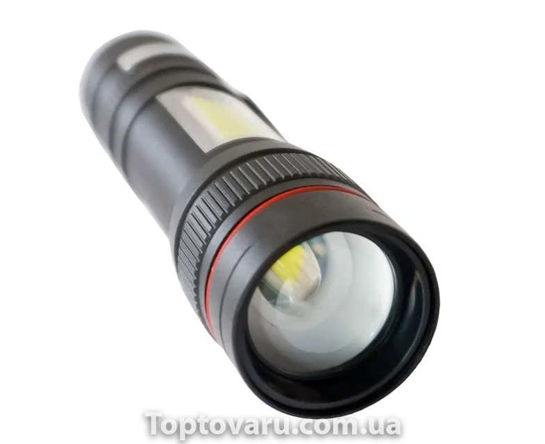 Светодиодный фонарик Torch 520-T6 Черный 4348 фото
