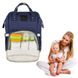 Сумка-рюкзак для мам Mom Bag Синяя 1347 фото 1