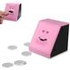 Скарбничка жують Монети з Обличчям Face Piggy Bank Рожева 4068 фото 1