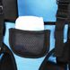 Бескаркасное автокресло детское кресло для авто Mylti Function Голубое 1513 фото 3