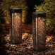 Набор садовых декоративных светильников 4шт garden light 10 Черные 37090 фото 6