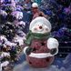 Декор новогодний Сахарный Снеговик с LED-подсветкой 01-20-27-1 21226 фото 1