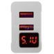 Сетевое зарядное устройство 2 usb с дисплеем A-14 with Digital Display CX QC03 е Белое 32508 фото 4
