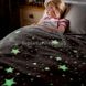 Дитяча флуоресцентна ковдра Зірки Magic Blanket 100Х150 Сіра 12093 фото 4