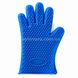 Силіконова рукавичка термостійка BN-992 Синя 11467 фото 3