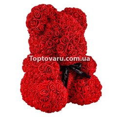 Мишко з 3D троянд Teddy Rose 40 см Червоний 8373 фото