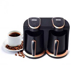 Електрична кавоварка турка DSP KA 3049 на 2 чашки Чорна 10903 фото