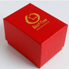 Коробочка для наручного годинника картонна Червона 15163 фото