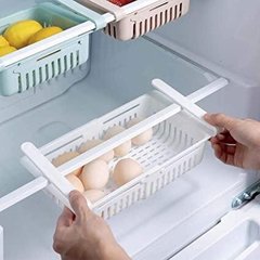 Органайзер на холодильник Strechable Hanging Storage Rack растягивающийся Белый