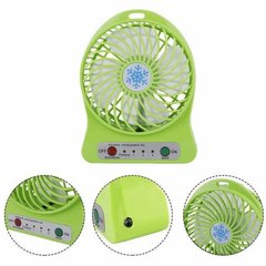 Мини-вентилятор Portable Fan Mini Зеленый