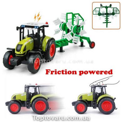 Іграшка Трактор із причепом WY 900 D Farmland Зелений 15313 фото