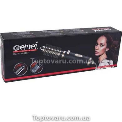 Фен-щетка для волос Gemei GM-4825 Черный 14404 фото