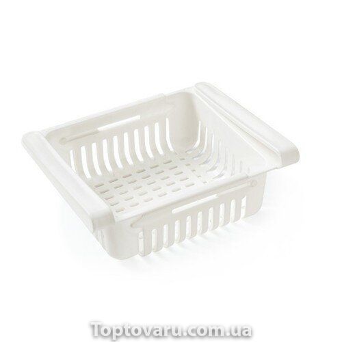 Органайзер у холодильник Strechable Hanging Storage Rack розсувний Білий 2177 фото
