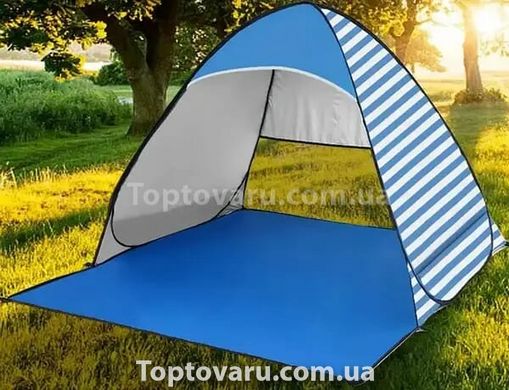Самораскладная двухместная пляжная палатка с защитой от ультрафиолета - размер 150/165/110 Бирюза 8835 фото