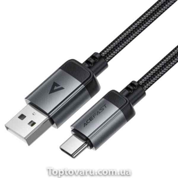 Кабель ACEFAST C20-04 USB-A to USB-C aluminum alloy charging data cable Чёрный 38625 фото