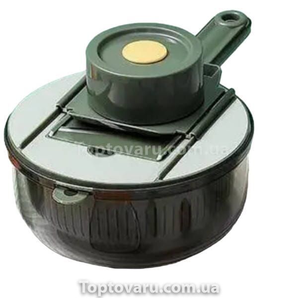 Овощерезка с насадками Vegetable Cutter 10в1 Зеленая 19914 фото