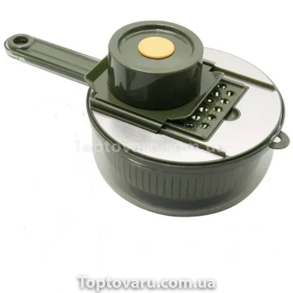 Овощерезка с насадками Vegetable Cutter 10в1 Зеленая 19914 фото