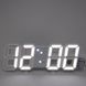 Электронные настольные часы с будильником и термометром LY 1089 Белые 6280 фото 1