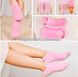 Увлажняющие гелевые носочки для педикюра SPA Gel Socks № G09-12 розовые от 20 до 28см 4232 фото 4