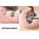 Лежанка пухнастик для котів та собак 40 см Рожева 14386 фото 4