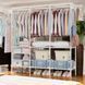 Вешалка для одежды напольная 3 секции Clothes Rack Белая 24867 фото 3