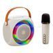 Портативная колонка караоке система с микрофоном XO F42 Dazzling RGB Бежевый 20643 фото 2