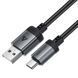 Кабель ACEFAST C20-04 USB-A to USB-C aluminum alloy charging data cable Чёрный 38625 фото 2