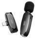 Мікрофон петличний XO MKF08B Lightning wireless Collarclip Чорний 19812 фото 1