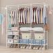 Вешалка для одежды напольная 3 секции Clothes Rack Белая 24867 фото 1