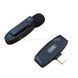 Мікрофон петличний XO MKF08B Lightning wireless Collarclip Чорний 19812 фото 4