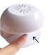 Міні-сушарка для нігтів із вентилятором на батарейках Nail Dryer Біла 37434 фото 4