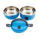 Ланч-бокс дворівневий вакуумний 1,4л BN-041 Блакитний 26617 фото 4