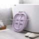 Складная ванночка массажер для массажа ног с роликами Фиолетовая 8226 фото 3