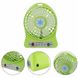 Мини-вентилятор Portable Fan Mini Зеленый 720 фото 1