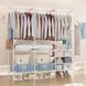 Вешалка для одежды напольная 3 секции Clothes Rack Белая 24867 фото 2