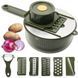 Овощерезка с насадками Vegetable Cutter 10в1 Зеленая 19914 фото 1