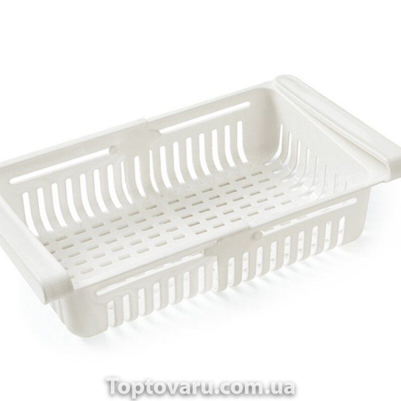 Органайзер у холодильник Strechable Hanging Storage Rack розсувний Білий 2177 фото