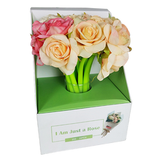 Набор гелевых ручек цветок 16 шт Белые розы 9180 фото