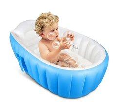 Надувная ванночка Intime Baby Bath Tub голубая