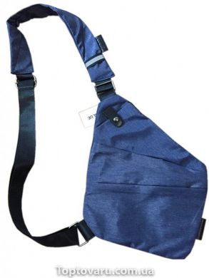Мужская сумка Cross Body / Сумка Мессенджер синяя 384 фото