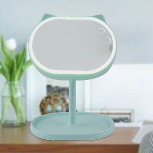 Led mirror Большое зеркало с подсветкой для макияжа FOX Бирюзовый 3985 фото