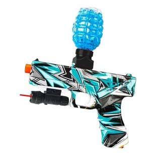 Пістолет з орбізами, USB-зарядка Water gun M416 AND G-717 Чорний з білим 21366 фото