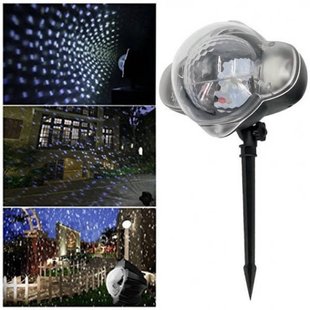 Проектор вуличний лазерний Snow flower Lamp Pro 2 Чорний 21361 фото