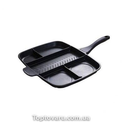 Универсальная антипригарная сковорода гриль Magic Pan 32x28 см NEW фото