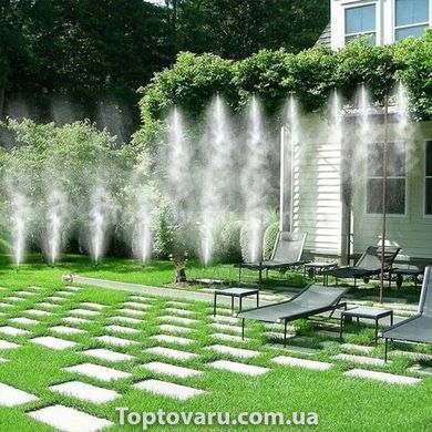 Комплект для капельного полива сада огорода и увлажнения воздуха Aqualin 20м 14442 фото