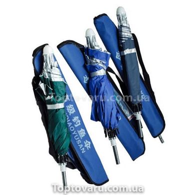 Зонт для рыбалки 1,8м с наклоном, УФ-защита Синий 17847 фото