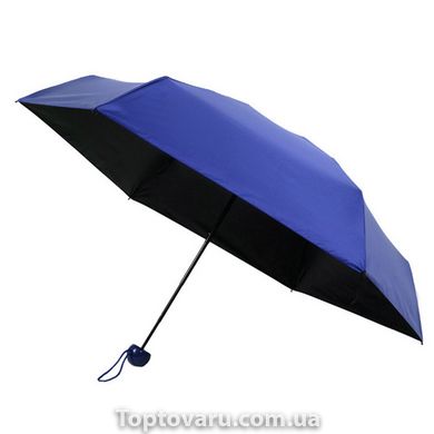 Міні-зонт кишеньковий в капсулі Синій 2920 фото